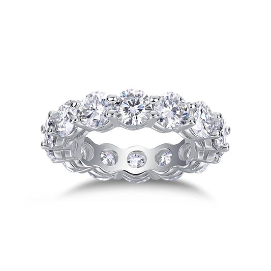 VVS Moissanite Diamond Eternity Band